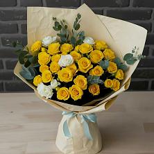 Букет цветов из:  Розы в Белом Яре Томской области