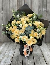Букет цветов из:  Розы и Лизиантусы #REPLACE_PRED# Белом Яре Томской области
