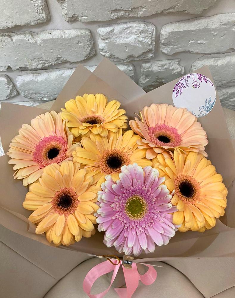 Букет цветов из: Герберы в Белом Яре Томской области