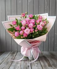 Букет Розовый кустик в Белом Яре Томской области