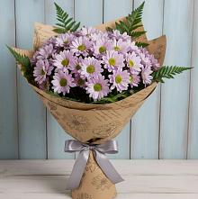 Букет цветов из:  Хризантемы #REPLACE_PRED# Белом Яре Томской области