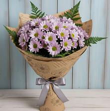 Букет цветов из:  Хризантемы в Белом Яре Томской области