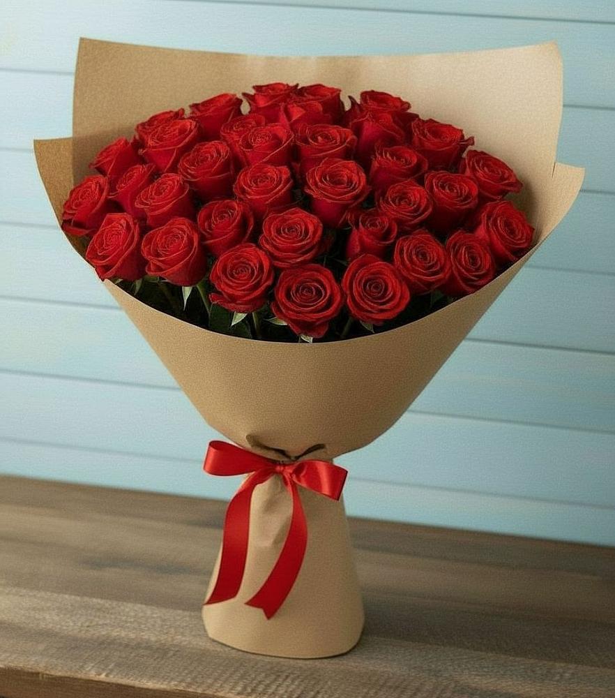 Букет Красные розы Милано в Белом Яре Томской области