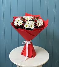 Букет цветов из:  Хризантемы в Белом Яре Томской области
