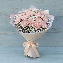 Букет цветов из:  Гвоздики #REPLACE_PRED# Белом Яре Томской области