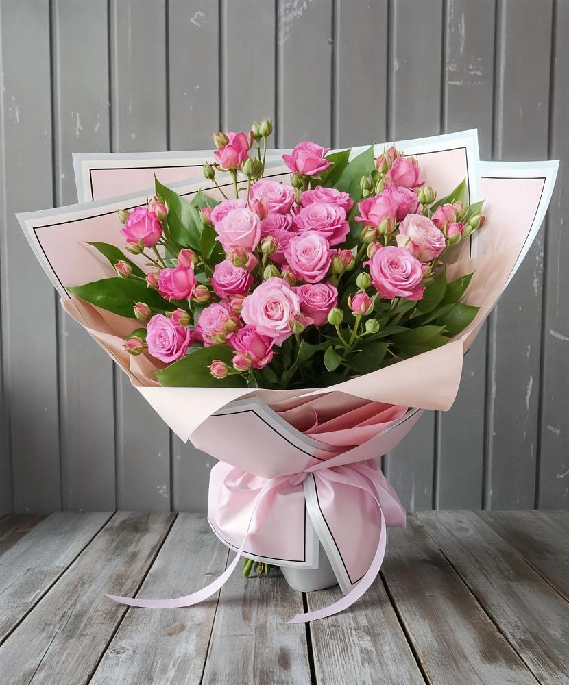 Букет Розовый кустик в Белом Яре Томской области