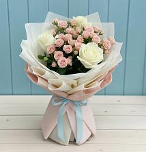 Букет цветов из:  Розы в Белом Яре Томской области