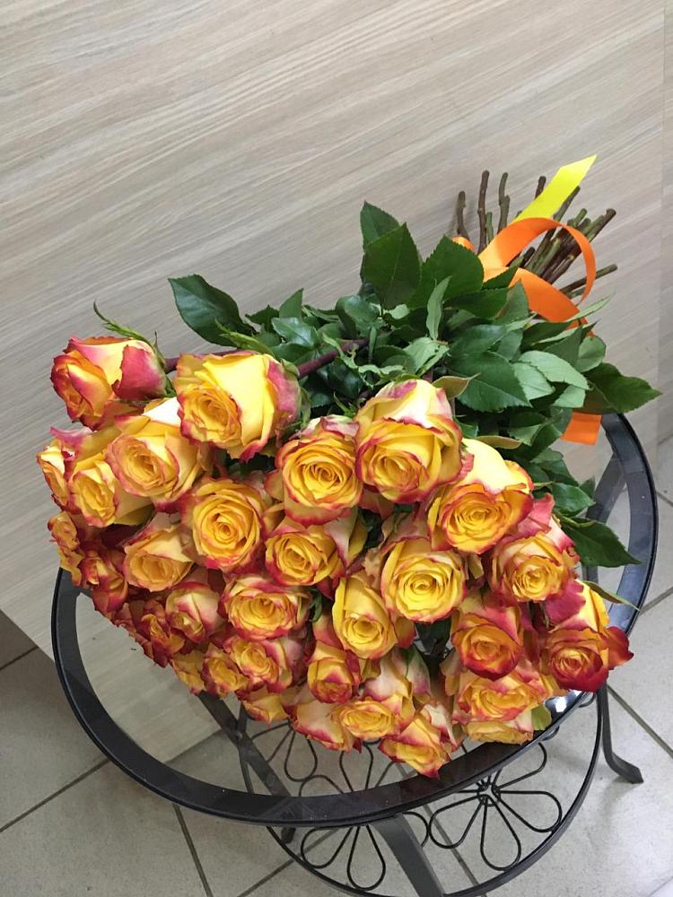 Букет Желтые розы в Белом Яре Томской области