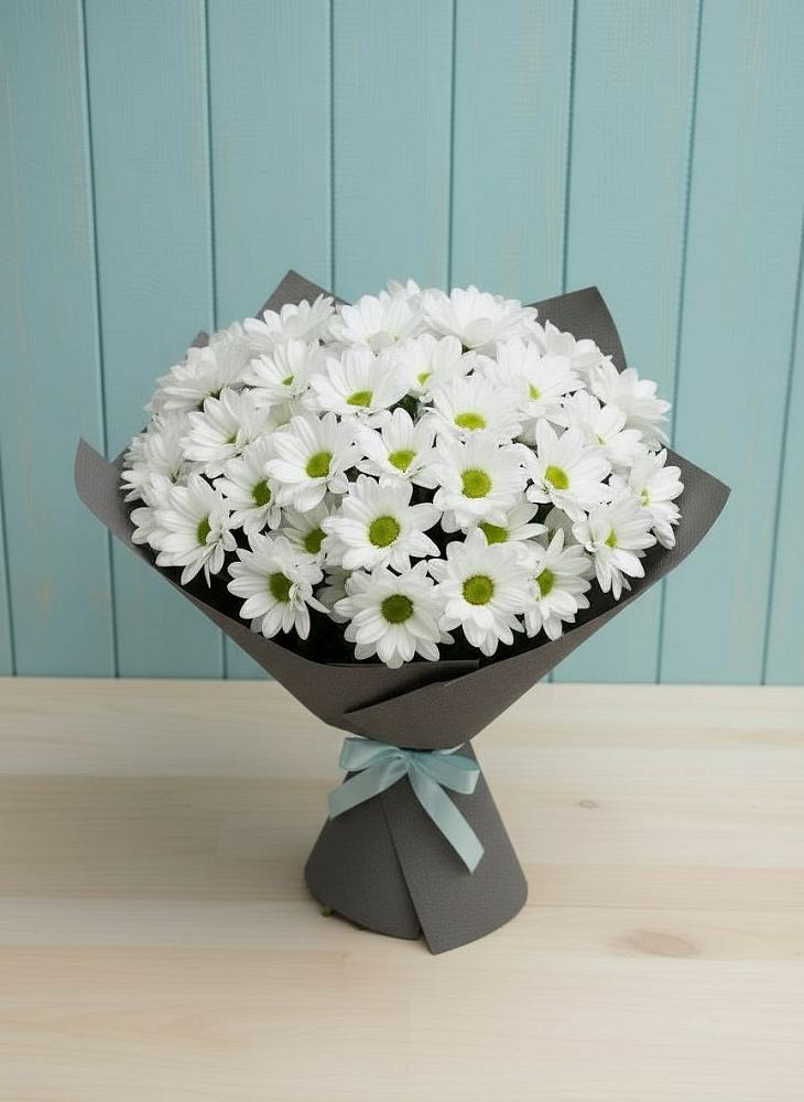 Букет цветов из: Хризантемы в Белом Яре Томской области