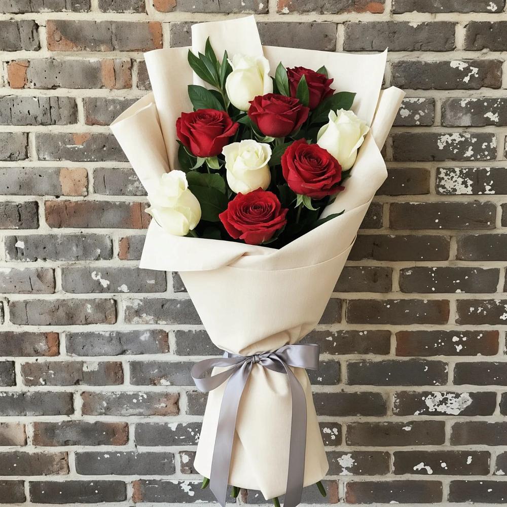 Букет цветов из: Розы в Белом Яре Томской области