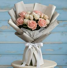 Букет цветов из:  Розы #REPLACE_PRED# Белом Яре Томской области