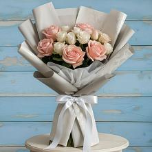 Букет цветов из:  Розы в Белом Яре Томской области