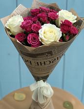 Букет цветов из:  Розы в Белом Яре Томской области