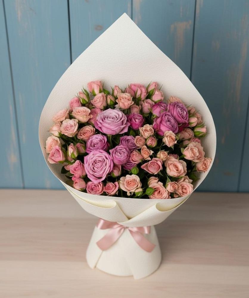 Букет цветов из: Розы в Белом Яре Томской области