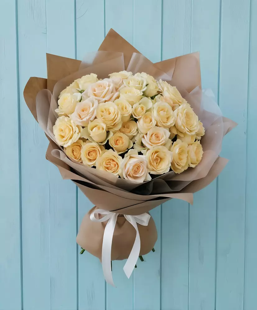 Букет Кремовое облако в Белом Яре Томской области