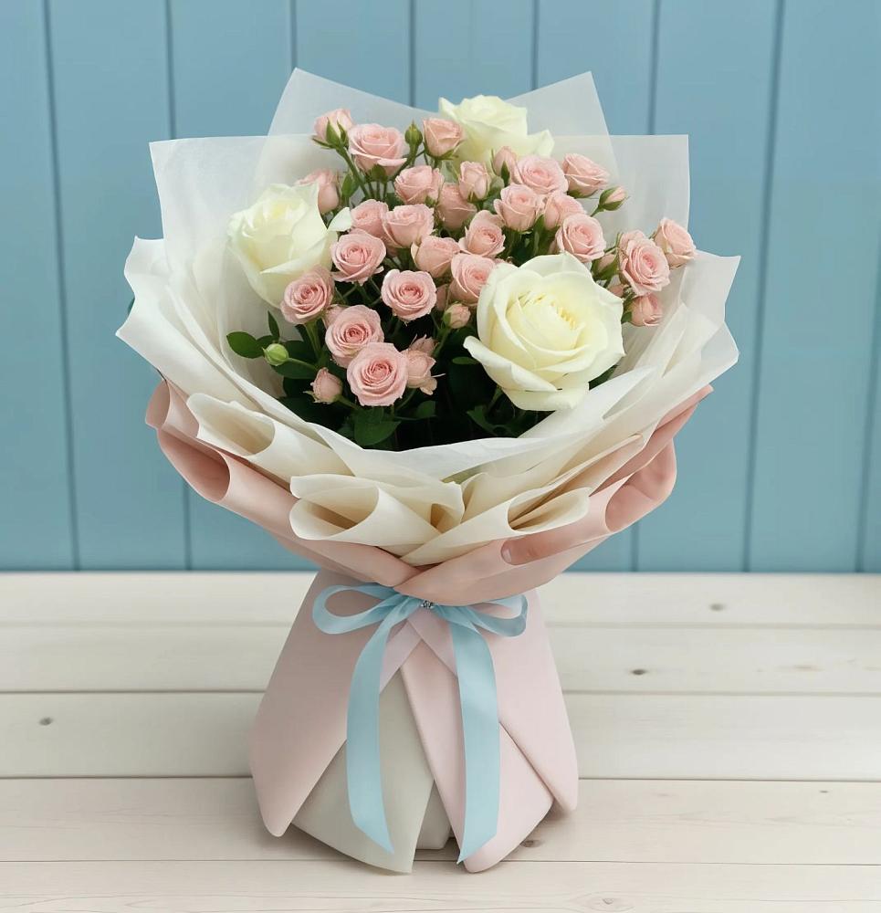 Букет цветов из: Розы в Белом Яре Томской области