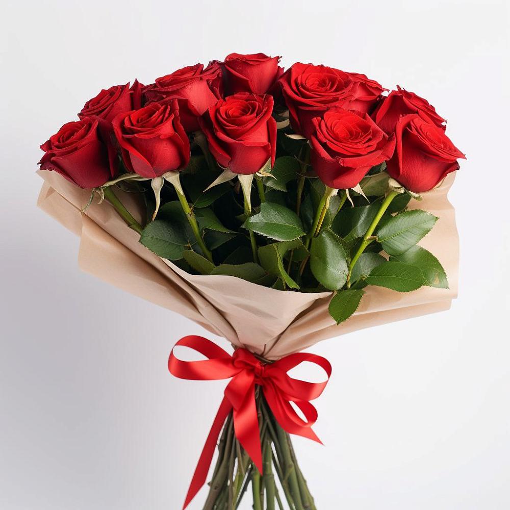 Букет 11 Красных роз Эдлесс Лав в Белом Яре Томской области