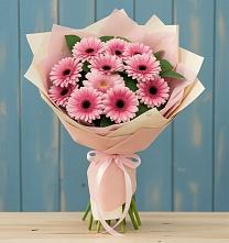 Букет цветов из:  Герберы в Белом Яре Томской области