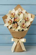 Букет цветов из:  Орхидеи и Розы в Белом Яре Томской области